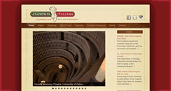 Desktop Screenshot of anatomiaitaliana.com