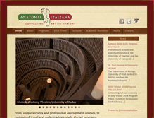 Tablet Screenshot of anatomiaitaliana.com